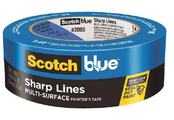 ScotchBlue 2093-36NC Sharp Lines Multi-Surface Painter's Tape, 1.41 Inch x 60 Yard