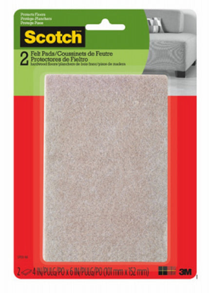 Scotch SP810-NA Felt Pads Protection From Scratches, Beige