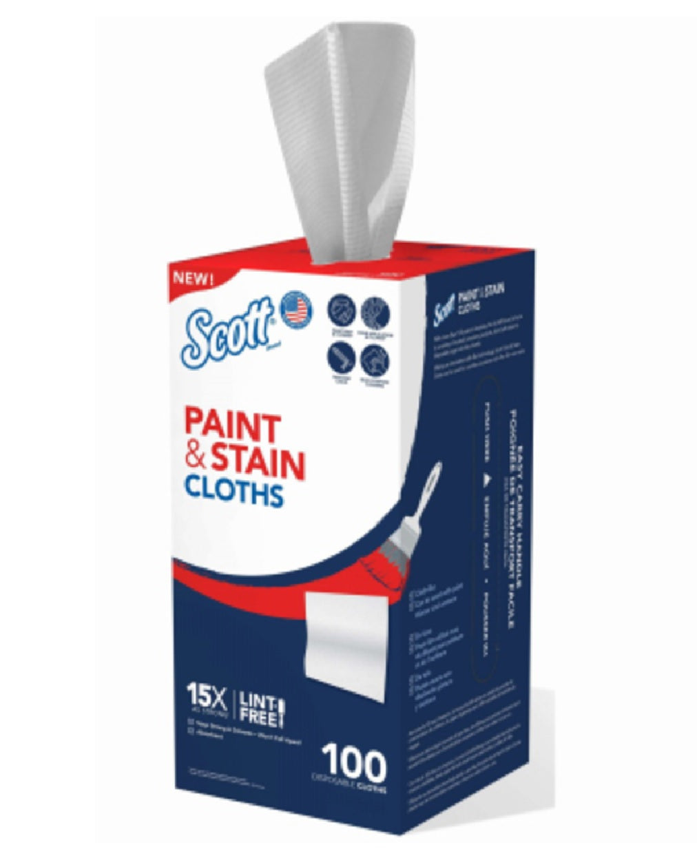 Scott 53942 Paint Cleaning Cloth, White