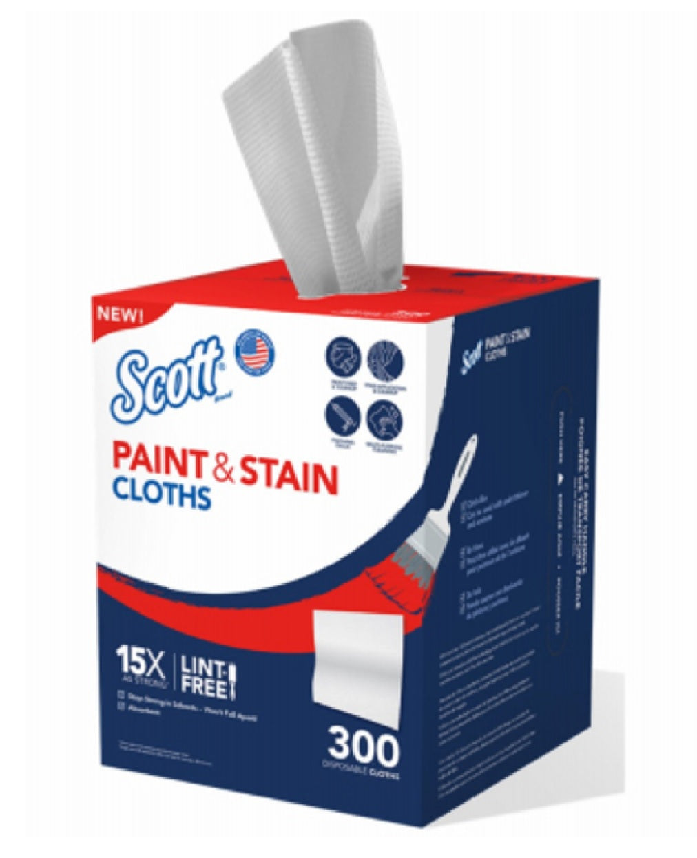 Scott 53946 Paint Cleaning Cloth, White