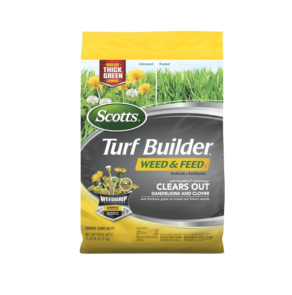 Scotts 25021A Turf Builder Weed and Feed Fertilizer, Tan