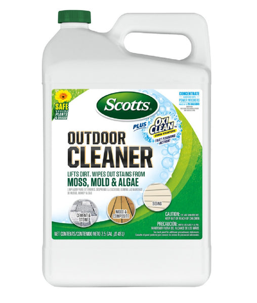 Scotts 51501 Concentrate Plus Oxi Clean Outdoor Cleaner, 2.5 Gallon