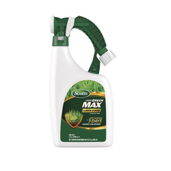 Scotts 3300910 Liquid Green Max Lawn Fertilizer, 32 Oz