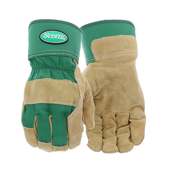 Scotts SC75525/L Leather Palm Work Gloves, Large