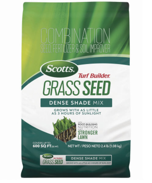 Scotts 18059 Turf Builder Grass Seed Dense Shade Mix, 2.4-Lbs