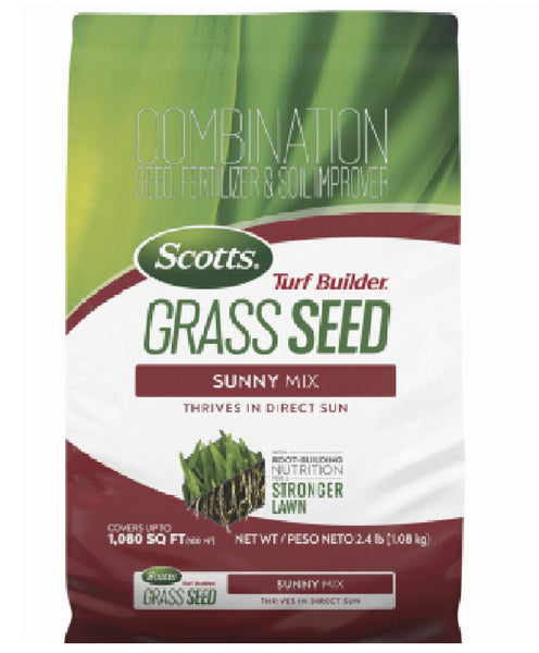 Scotts 18035 Turf Builder Grass Seed Sunny Mix, 2.4-Lbs