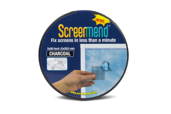 ScreenMend 857101004662  Screen Repair Patch, Charcoal, 2 in x 80 in