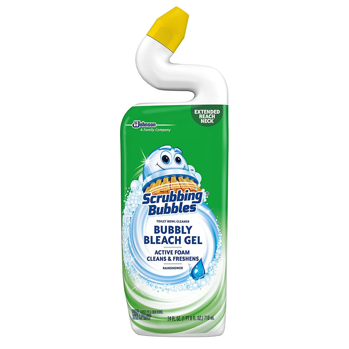 Scrubbing Bubbles 71579 Bubbly Bleach Gel Toilet Bowl Cleaner, Rainshower, 24 Oz