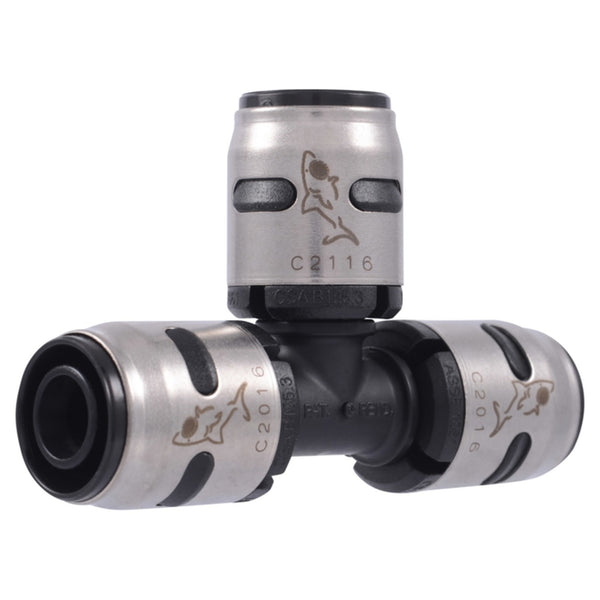 SharkBite K362A6 EvoPEX Push To Connect Tee, 1/2 Inch