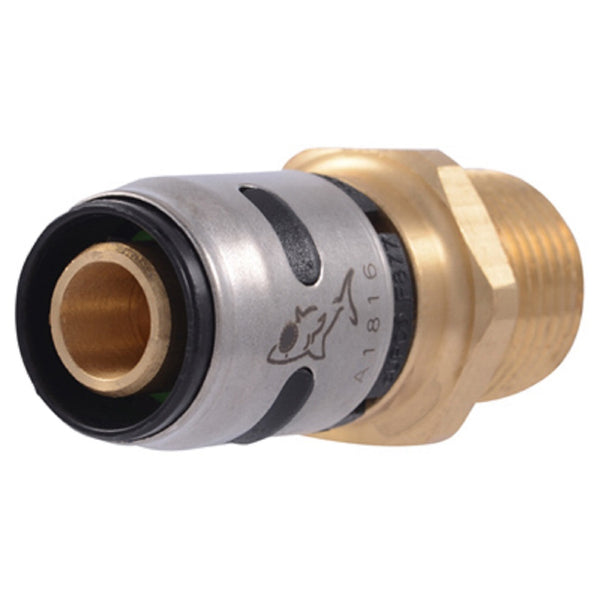 SharkBite K120A6 Push To Connect Evopex Male Brass Adapter Fitting, 6 Pack