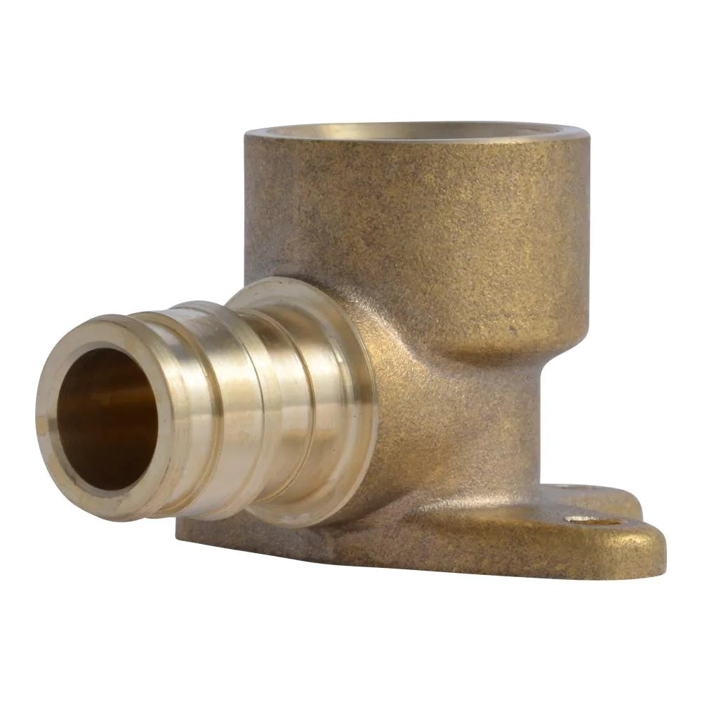 SharkBite UAB334LFA Drop Ear 90-Degree Elbow, Brass