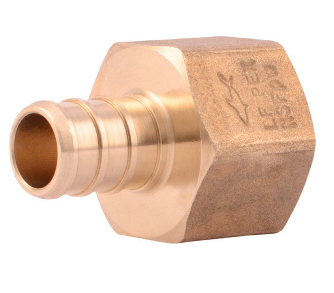 SharkBite UC072LFCP25 PEX Barb Adapter, 1/2 Inch x 1/2 Inch