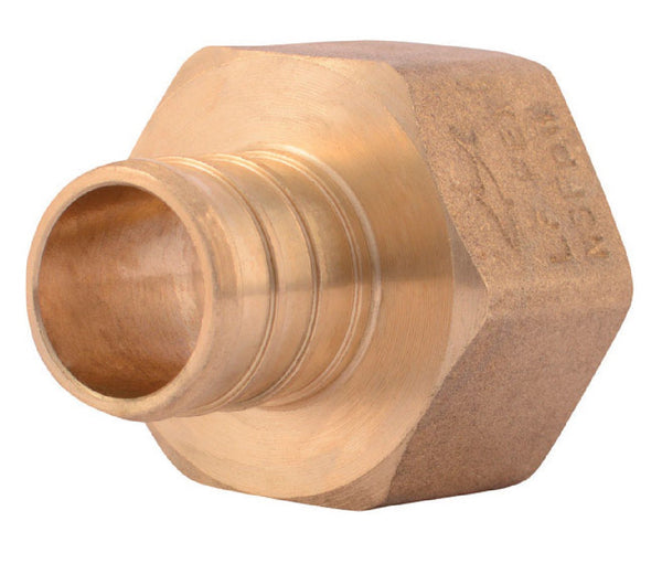 SharkBite UC088LFCP25 PEX Barb Adapter, 3/4 Inch x 3/4 Inch