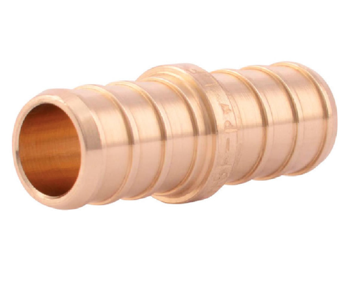 SharkBite UC008LFCP25 PEX Coupling, 1/2 Inch x 1/2 Inch