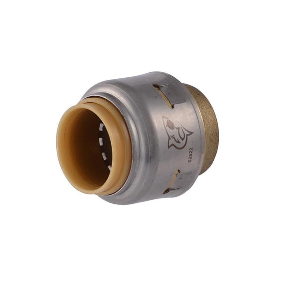 SharkBite UR514A End Stop, 1/2 Inch, Brass