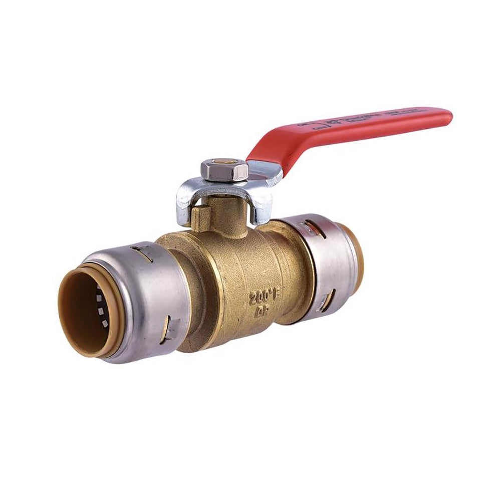 SharkBite UR22185A Push Fit Ball Valve, Chrome Plated