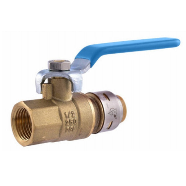 SharkBite UR22182 FNPT Ball Valve, 1/2 Inch x 1/2 Inch