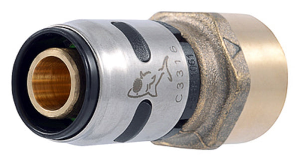 Sharkbite k072a Evopex Female Connector, 1/2" Dia x 1/2" Dia