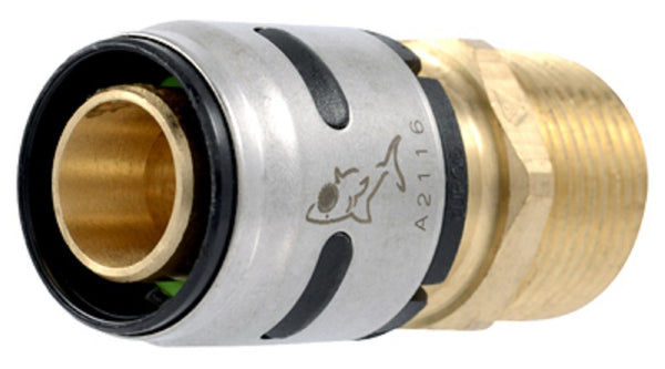 Sharkbite k134a Evopex Push-To-Connect Male Connector, 3/4" Dia