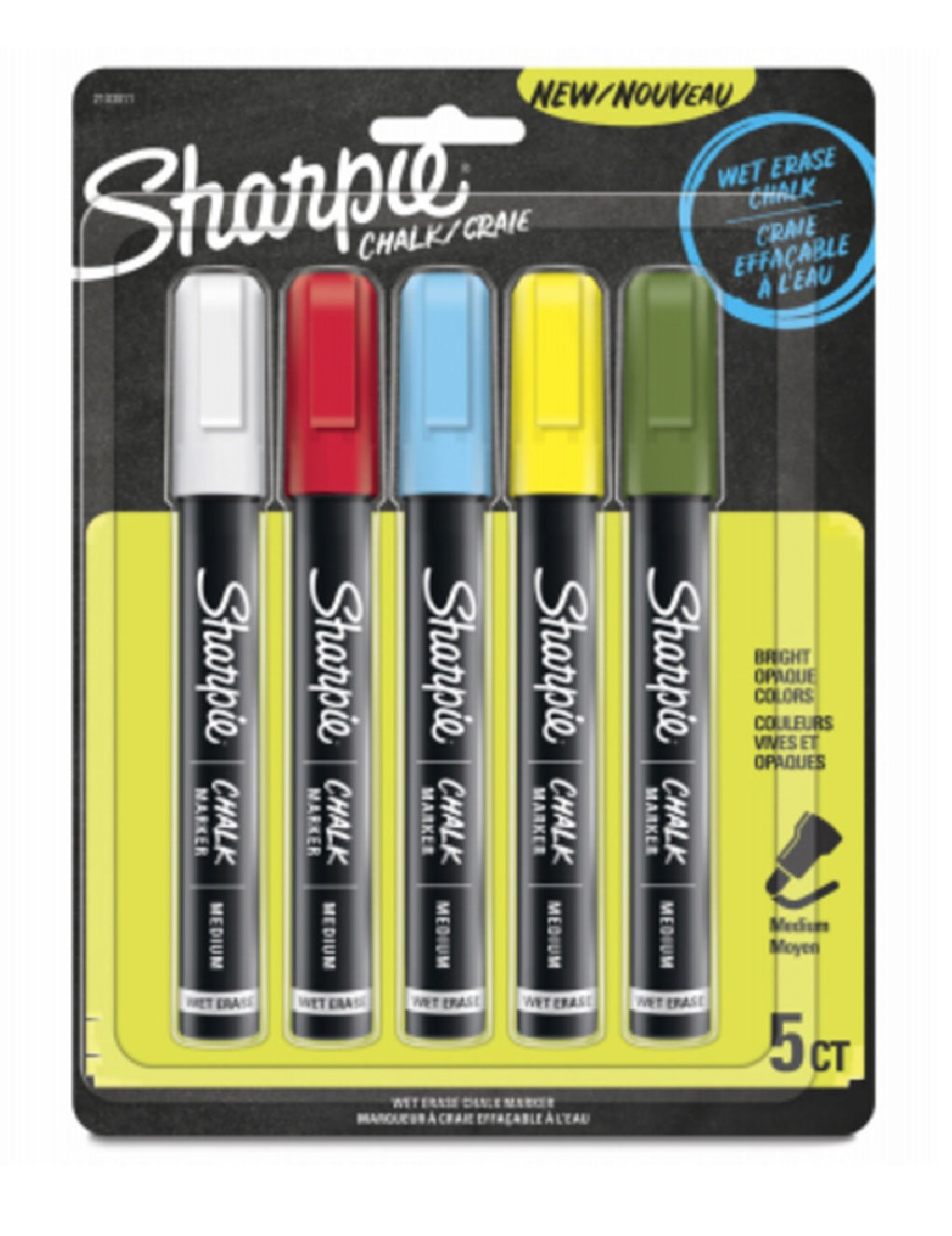 Sharpie 2103011 Chalk Marker, Assorted Color