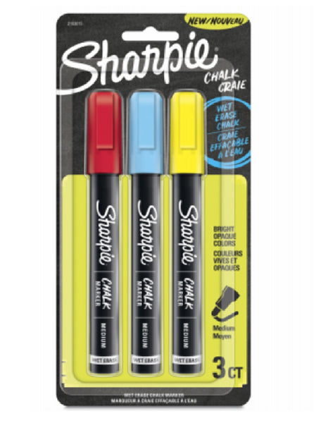 Sharpie 2103015 Chalk Marker, Assorted Color