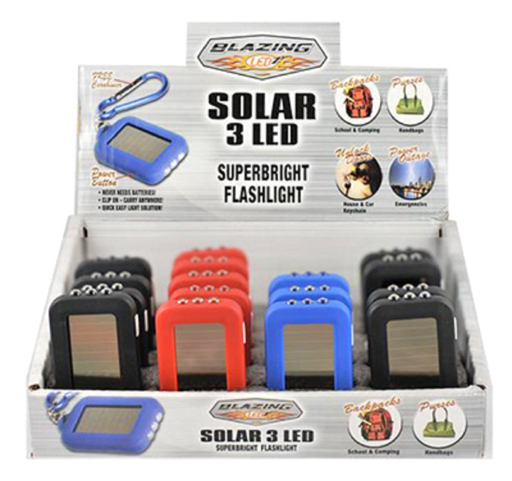 Shawshank Ledz 302501 3 LED Solar Keychain Flashlight