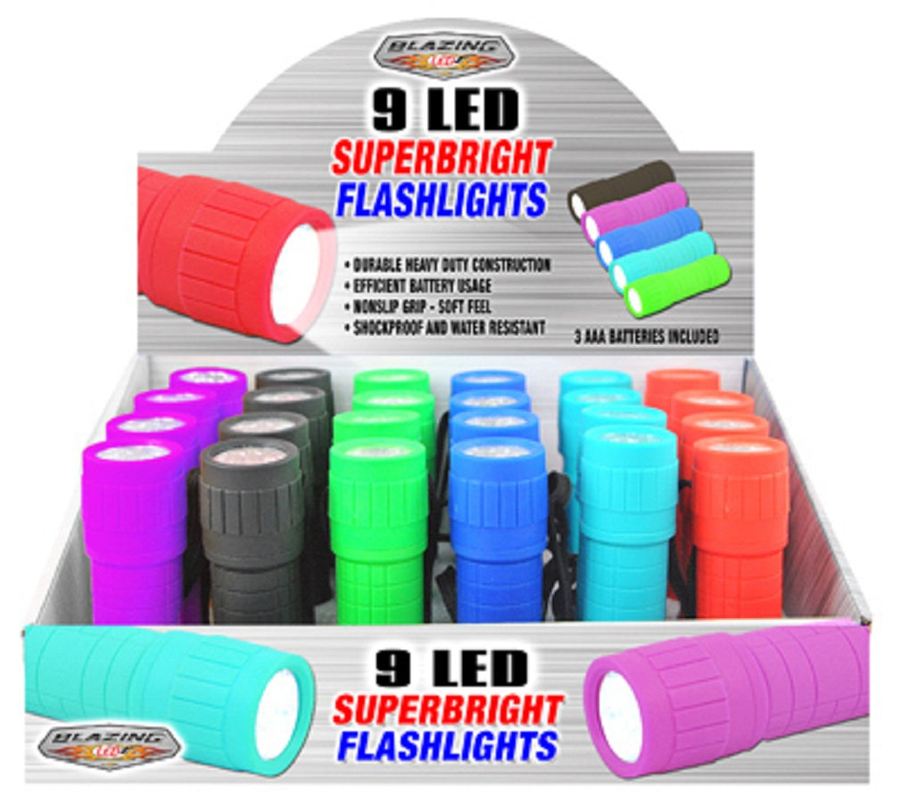 Shawshank Ledz 702353 9 LED Super Bright Flashlight