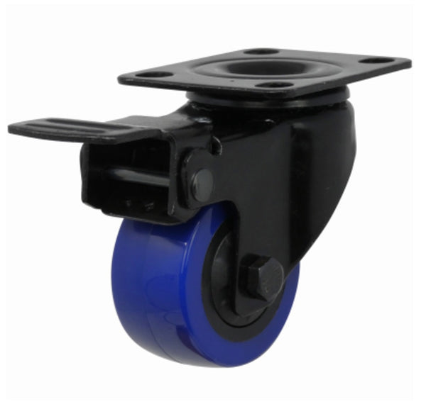 Shepherd Hardware 3658 Blue Diamond TPU Wheel Caster, 2 Inch