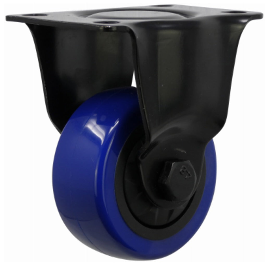 Shepherd Hardware 3659 Blue Diamond TPU Wheel Caster, 3 Inch