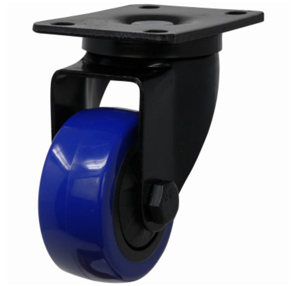 Shepherd Hardware 3660 Blue Diamond TPU Wheel Caster, 3 Inch