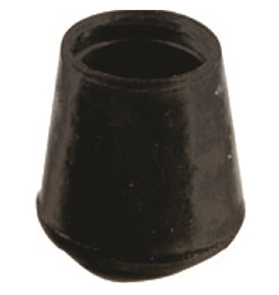 Shepherd Hardware 9758 Furniture Leg Tip, Rubber, Black