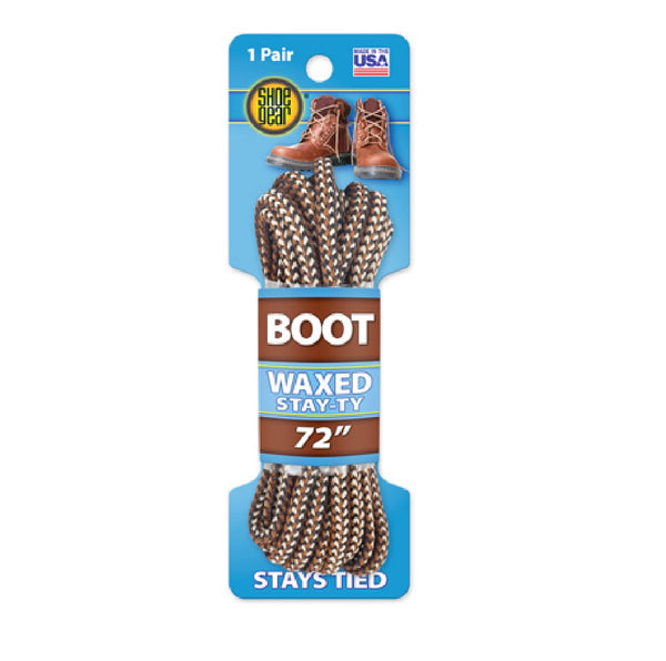 Shoe Gear 311-42 Waxed Stay-Ty Boot Lace, 72 inch