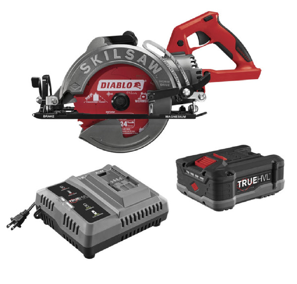 Skilsaw SPTH77M-12 TRUEHVL Worm Drive Saw Kit, 48 Voltage