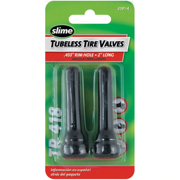 Slime 2081-A Tubeless Tire Valve, 2 Inch