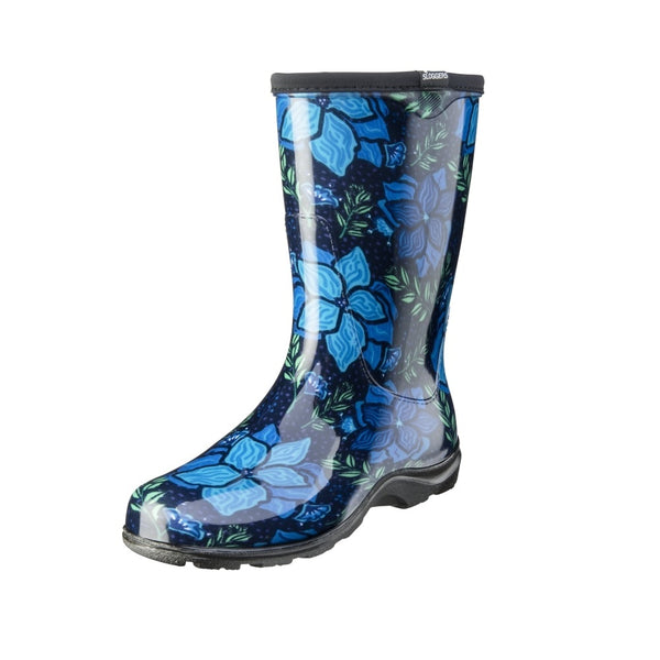 Sloggers 5018SSBL-07 Rain Boots, 7, Blue