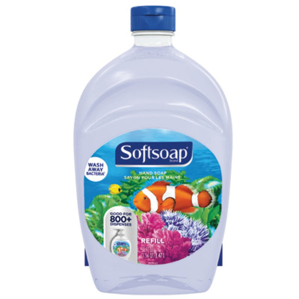 Softsoap US05262A Hand Soap Refill, Aquarium, 50 Oz