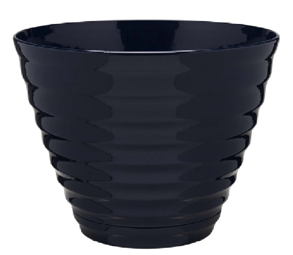 Southern Patio HDR-064770 Round Beehive Planter, Navy, 15.9 Inch