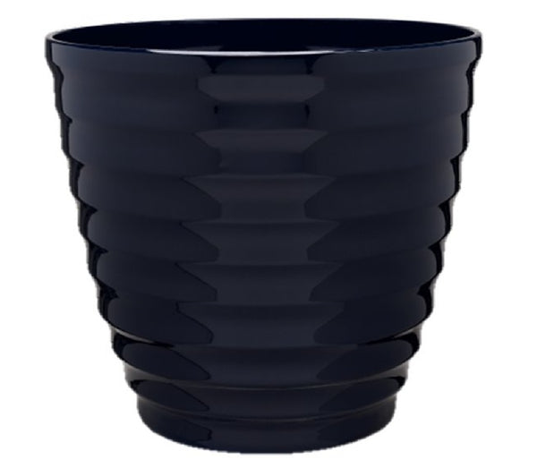 Southern Patio HDR-064756 Round Beehive Planter, Navy, 14 Inch