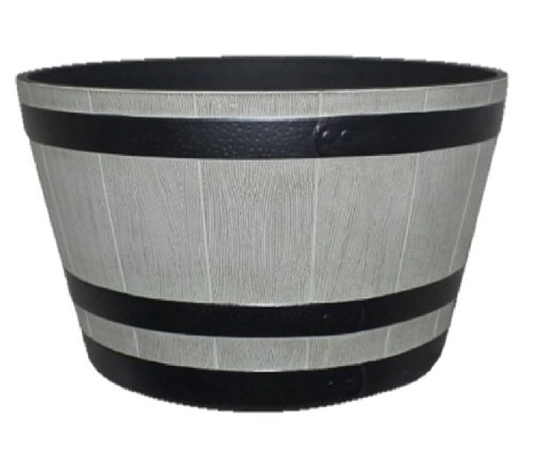 Southern Patio HDR-055457 Whiskey Barrel Planter, 15.4 Inch