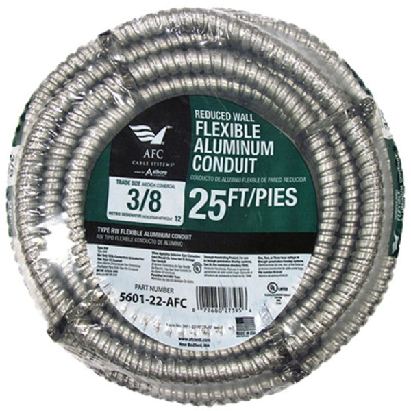 Southwire 55082021 Alflex Rwa Flexible Conduit, 3/8" X 25'