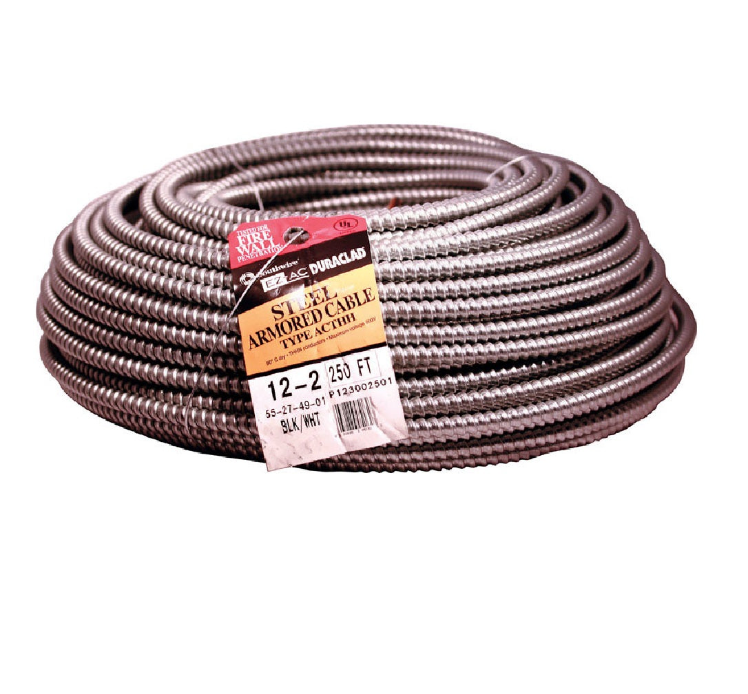 Southwire 55274901 Alflex Thhn Bond Wire With Steel Armor, 250 Feet
