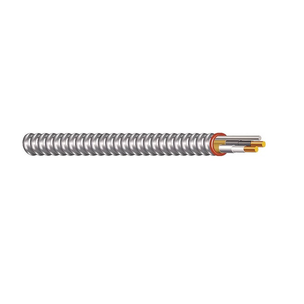 Southwire 55274923 Duraclad Metal Clad Armored Cable, 12 AWG