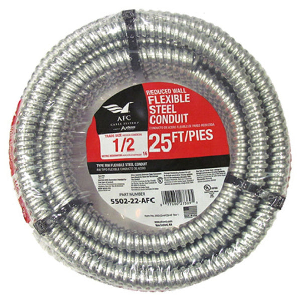 Southwire 55081806 Galflex Rws Flexible Conduit, 1/2" X 25'