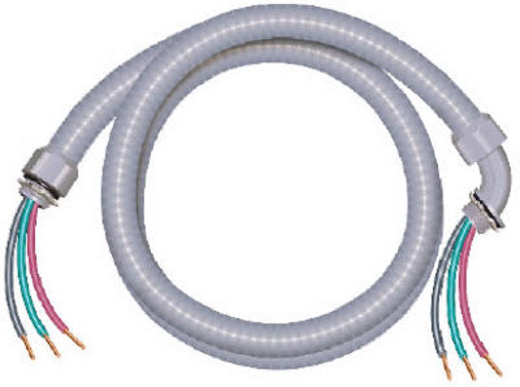 Southwire 55189301 Non-Metallic Flex ible Conduit Whip, 3/4" x 6'