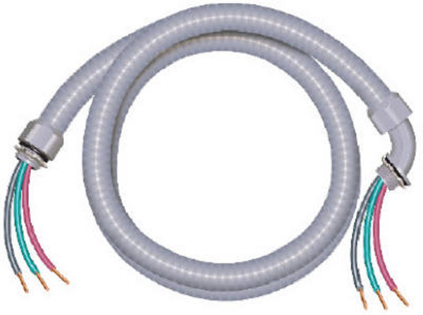 Southwire 55189301 Non-Metallic Flex ible Conduit Whip, 3/4" x 6'
