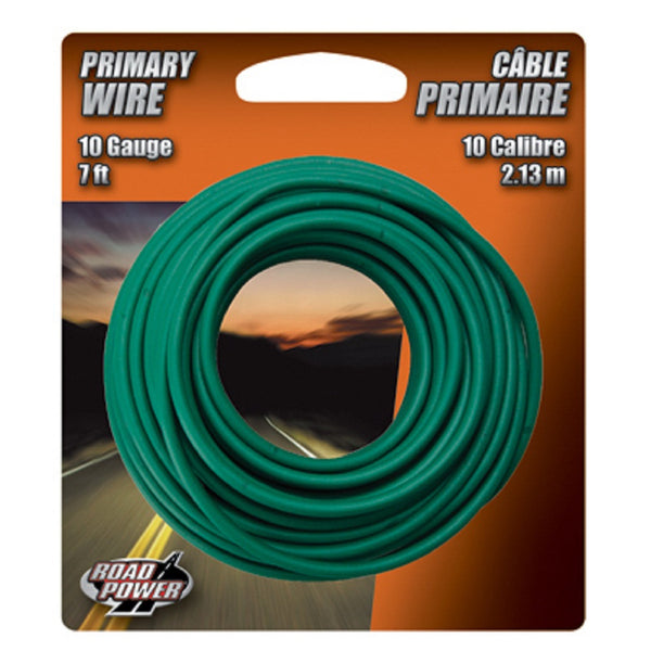 Southwire 56133033 Primary Wire 10 Gauge, Green, 7 Feet