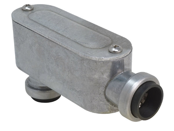 Southwire 65074101 SimPush Conduit Body For EMT, Aluminum, 3/4 Inch