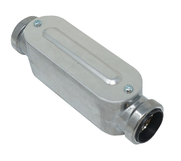 Southwire 65076001 SimPush Conduit Body For EMT, Aluminum, 1/2 Inch