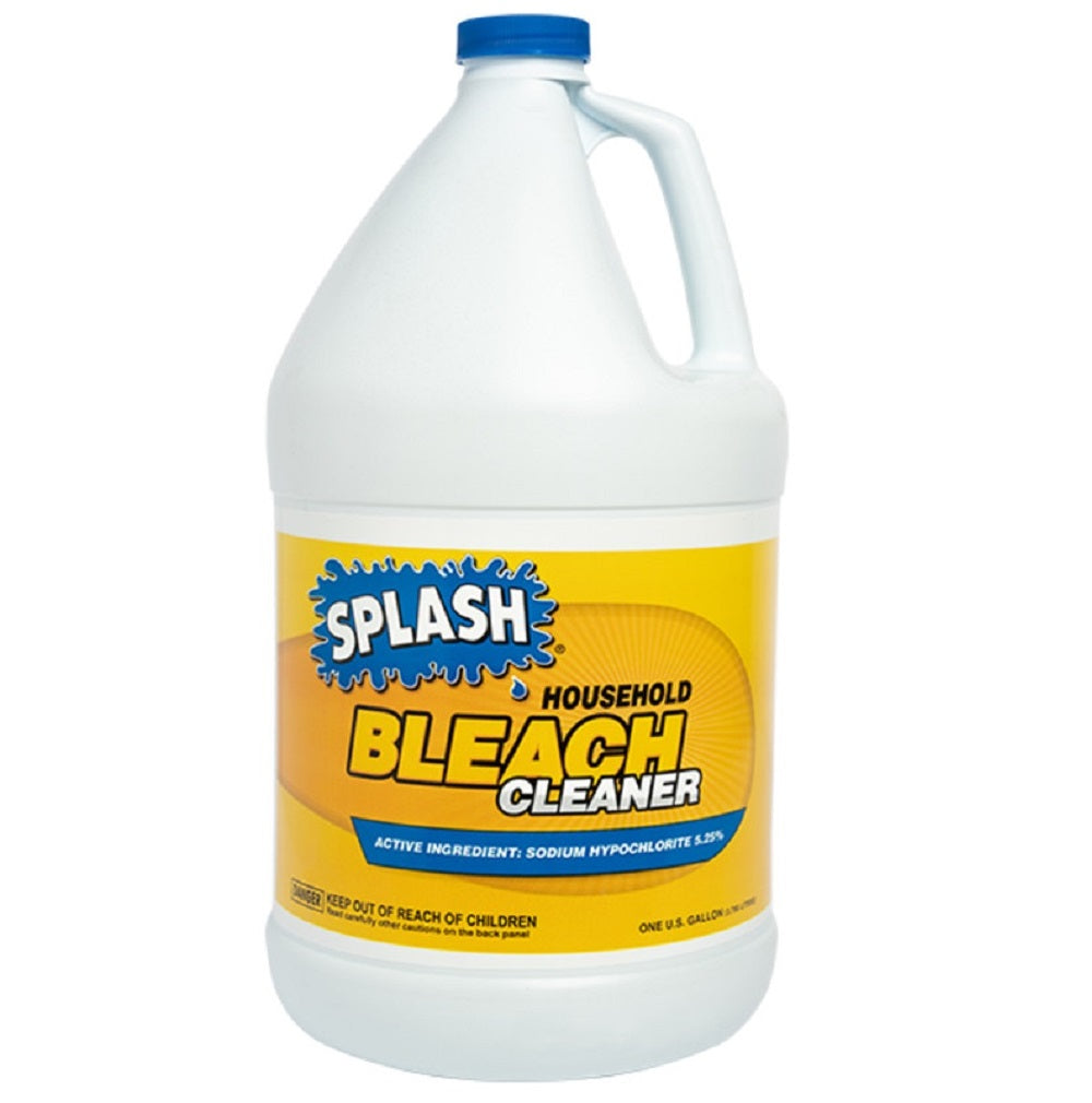Splash 269027-28 Household Bleach, Slight Chlorine, Liquid, 1 Gallon