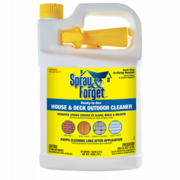Spray & Forget SFDRTUG04 House & Deck Outdoor Cleaner, Gallon